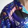 Psychedelic Print Silk Pajama Shirt - Image 4