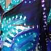 Psychedelic Print Silk Pajama Shirt - Image 5