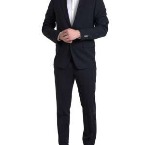 Sleek Dark Blue Martini Slim Fit Suit