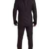 Maroon Martini Slim Fit 2-Piece Suit - Image 3