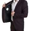 Maroon Martini Slim Fit 2-Piece Suit - Image 4