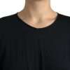 Elegant Black Wool Wrap Dress - Image 4