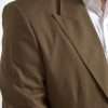 Elegant Brown Silk Blend Taormina Suit - Image 3