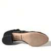 Elegant Suede Mary Jane Lace Heels - Image 6