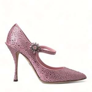 Enchanting Pink Crystal Pumps
