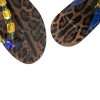 Elegant Blue Leather Flat Sandals - Image 7