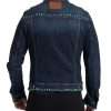 Embellished Turquoise Denim Jacket - Image 7