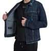 Embellished Turquoise Denim Jacket - Image 4