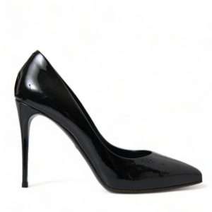 Elegant Black Patent Stiletto Heels