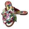 Exquisite Floral Print Flat Sandals - Image 8