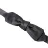 Elegant Anthracite Silk Bow Tie - Image 2