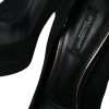 Black Suede Heeled Pumps Sophistication - Image 8