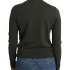 Chic Green Turtleneck Virgin Wool Sweater - Image 3