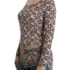 Elegant Floral Lace Longsleeve Top - Image 2