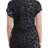 Sultry Leopard V-Neck Modal Top - Image 3