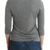 Elegant Gray Cashmere-Blend Jumper - Image 3