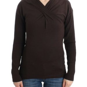 Chic Keyhole Virgin Wool Sweater