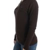 Chic Keyhole Virgin Wool Sweater - Image 2