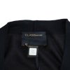 Elegant Black Cropped Virgin Wool Cardigan - Image 6