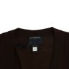 Elegant Brown Virgin Wool Cropped Cardigan - Image 6