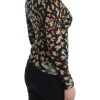 Elegant Multicolor V-Neck Wool Jumper - Image 4