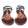 Elegant Crystal-Adorned Flat Sandals - Image 2