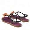 Elegant Crystal-Adorned Flat Sandals - Image 4