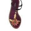 Elegant Crystal-Adorned Flat Sandals - Image 7