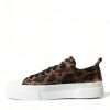Elegant Leopard Print Casual Sneakers - Image 5