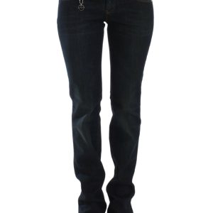 Chic Blue Slim Fit Denim Delight