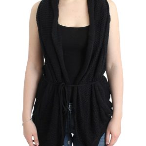 Chic Sleeveless Knitted Vest Cardigan