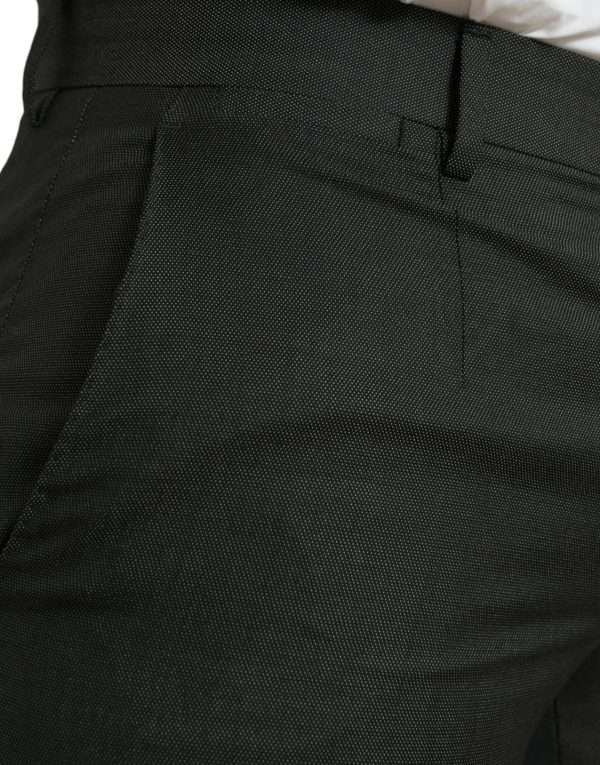 Elegant Dark Grey Skinny Dress Pants - Image 4