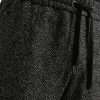 Elegant Dark Gray Wool Blend Joggers - Image 4