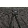 Elegant Dark Gray Wool Blend Joggers - Image 5