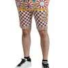 Multicolor Print Bermuda Shorts - Image 3