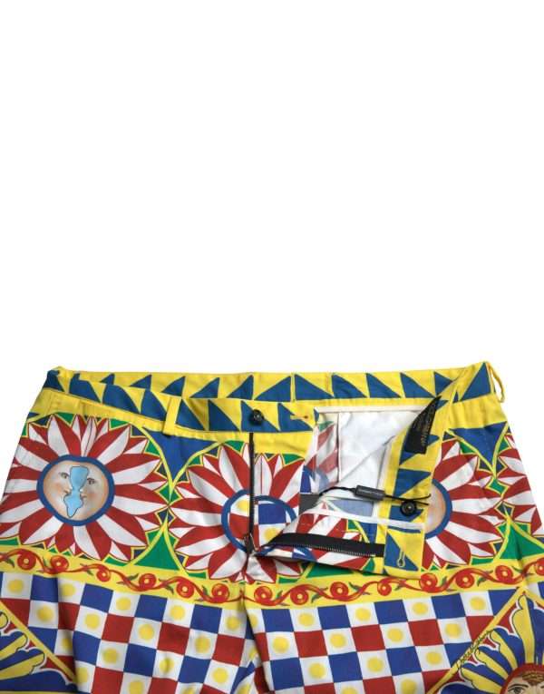 Multicolor Print Bermuda Shorts - Image 5