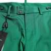 Elegant Deep Green Cotton Bermuda Shorts - Image 3