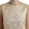 Elegant Mini Lurex Jacquard Dress - Image 4