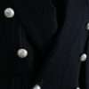 Elegant Striped Double Breasted Wool Blazer - Image 5