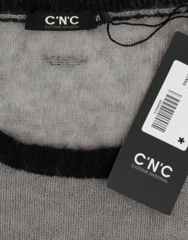 Chic Asymmetric Embellished Knit Sweater - Image 8