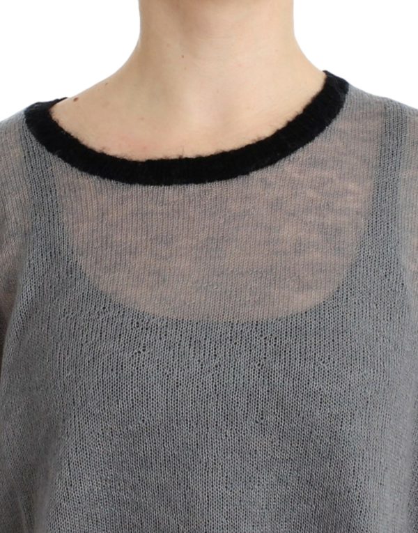 Chic Asymmetric Embellished Knit Sweater - Image 5