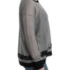 Chic Asymmetric Embellished Knit Sweater - Image 4