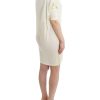 Chic White Modal Above-Knee Dress - Image 2