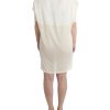Chic White Modal Above-Knee Dress - Image 3