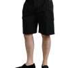 Sleek Designer Bermuda Cargo Shorts - Image 2