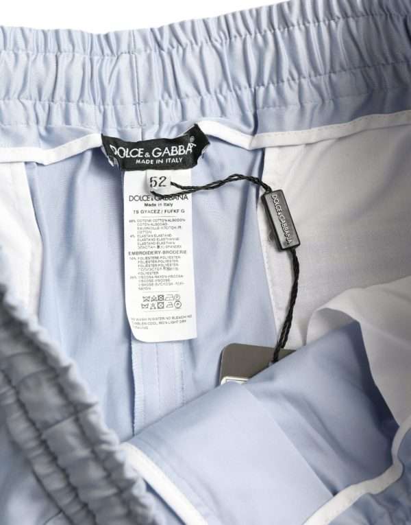 Elegant Light Blue Jogger Pants for Men - Image 5