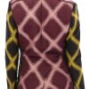 Chic Purple Checkered Jacket Blazer - Image 3