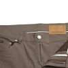 Elegant Brown Cotton Stretch Skinny Pants - Image 5