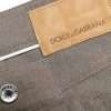 Elegant Brown Cotton Stretch Skinny Pants - Image 6