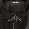 Elegant Brown Gold-Detailed Leather Jacket - Image 8